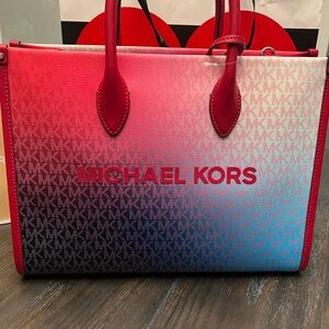Michael Kors Mirella Ombré Tote NWT